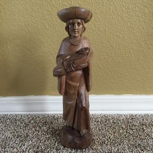 Vintage South American Carved statue